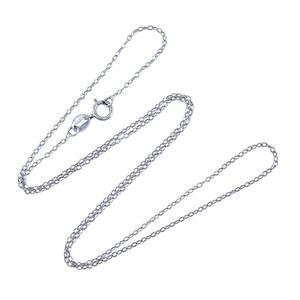 Cable Chain Necklace | Estate Italy BSI Sterling Silver 925 | 18"